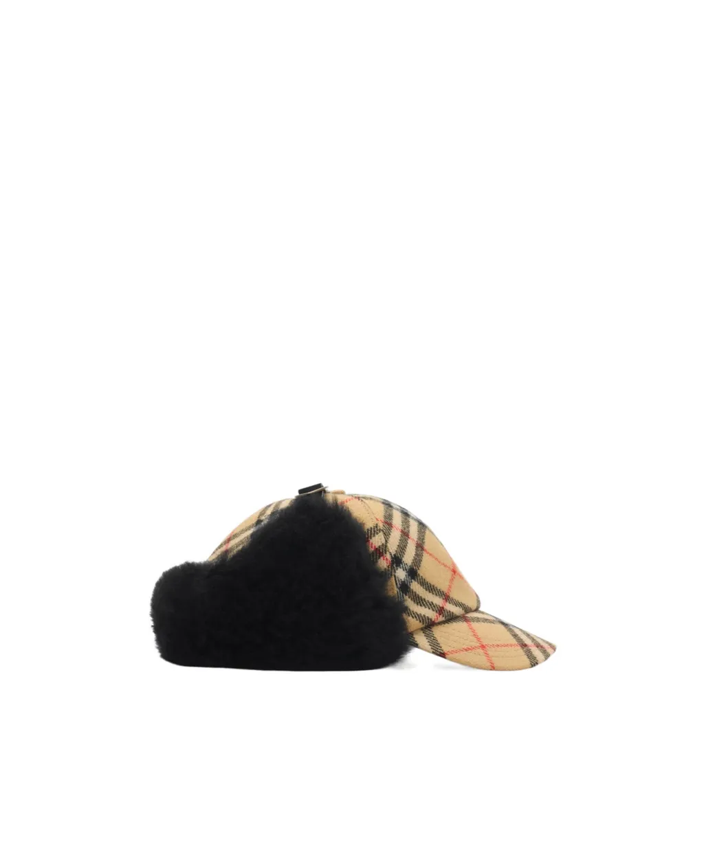 Burberry Check Trapper Cap