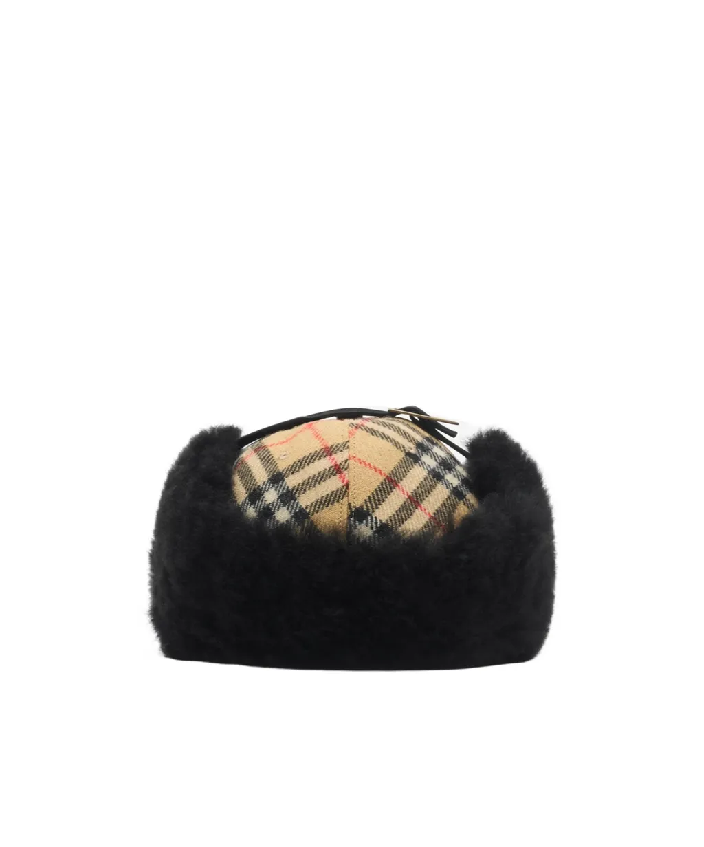 Burberry Check Trapper Cap