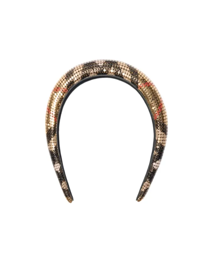Check Mesh Headband