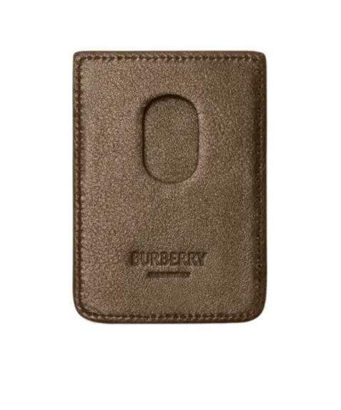 Burberry Pop Check Magnetic Card Case