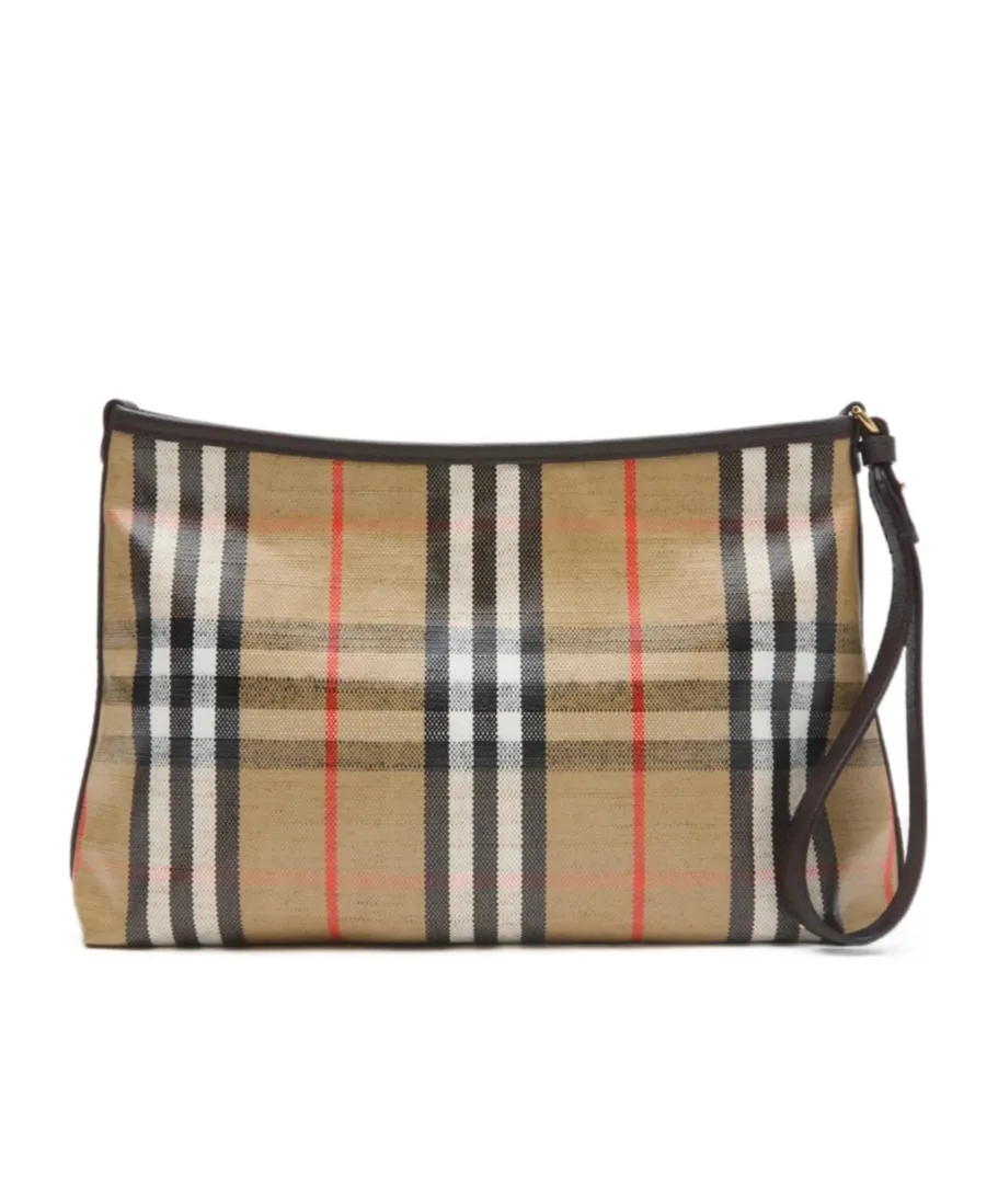 Burberry Highlands Checked Pouch