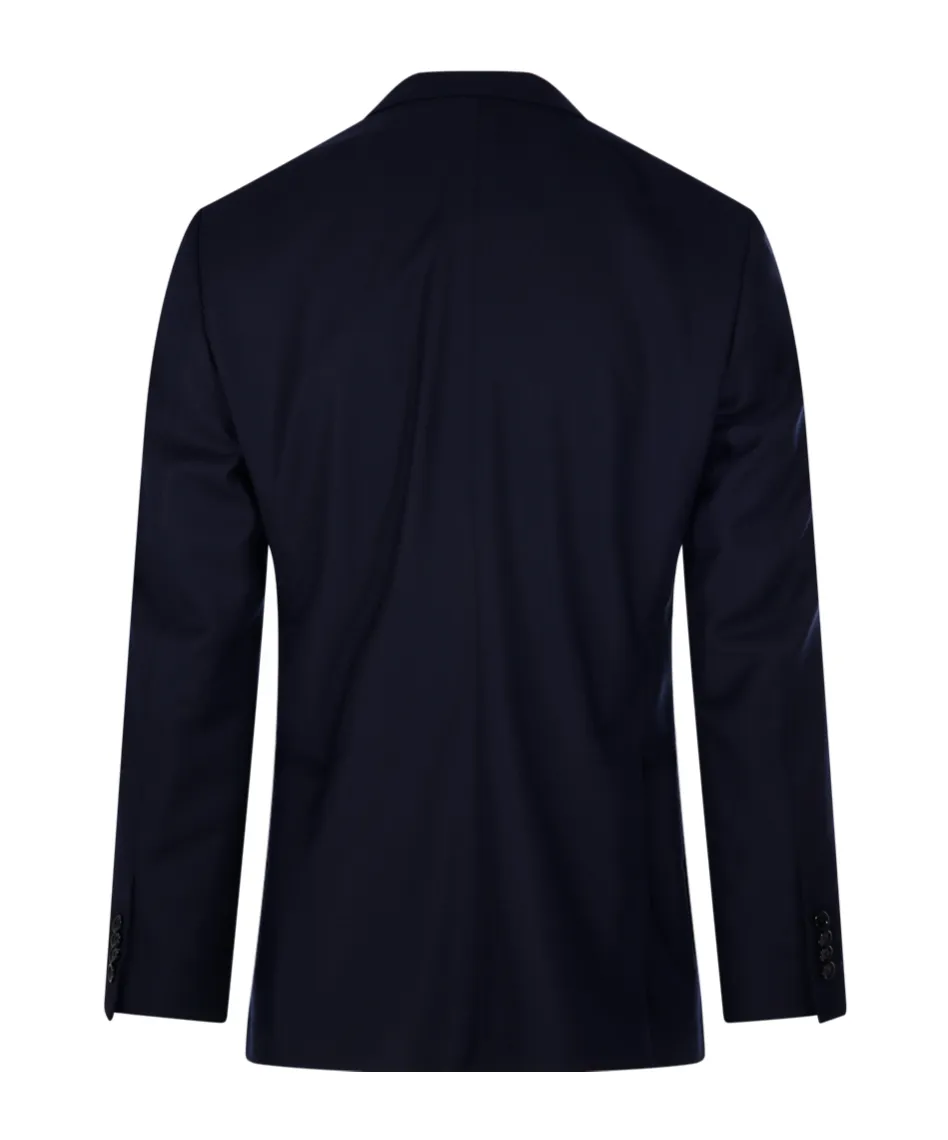 Lardini Virgin Wool Single-Breasted Jacket