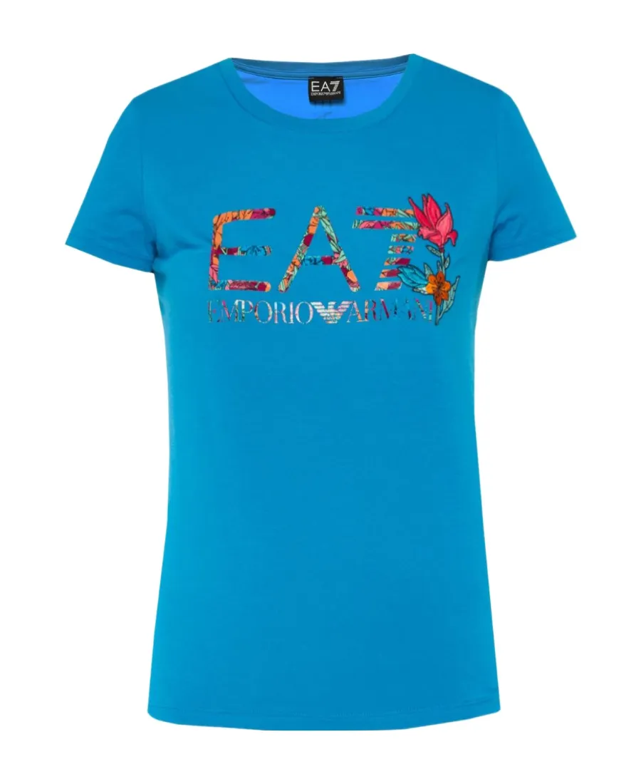 Round Collar Logo T-Shirt