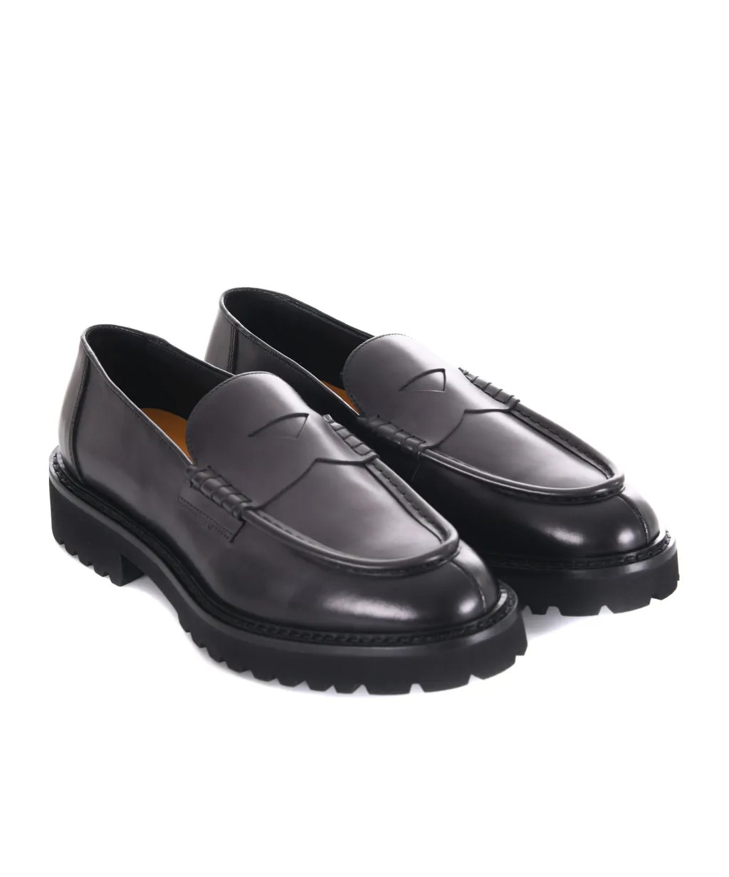 Doucal's Penny Slit Loafers
