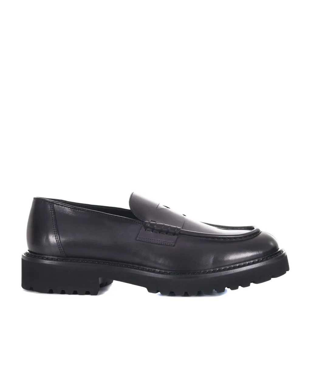 Doucal's Penny Slit Loafers