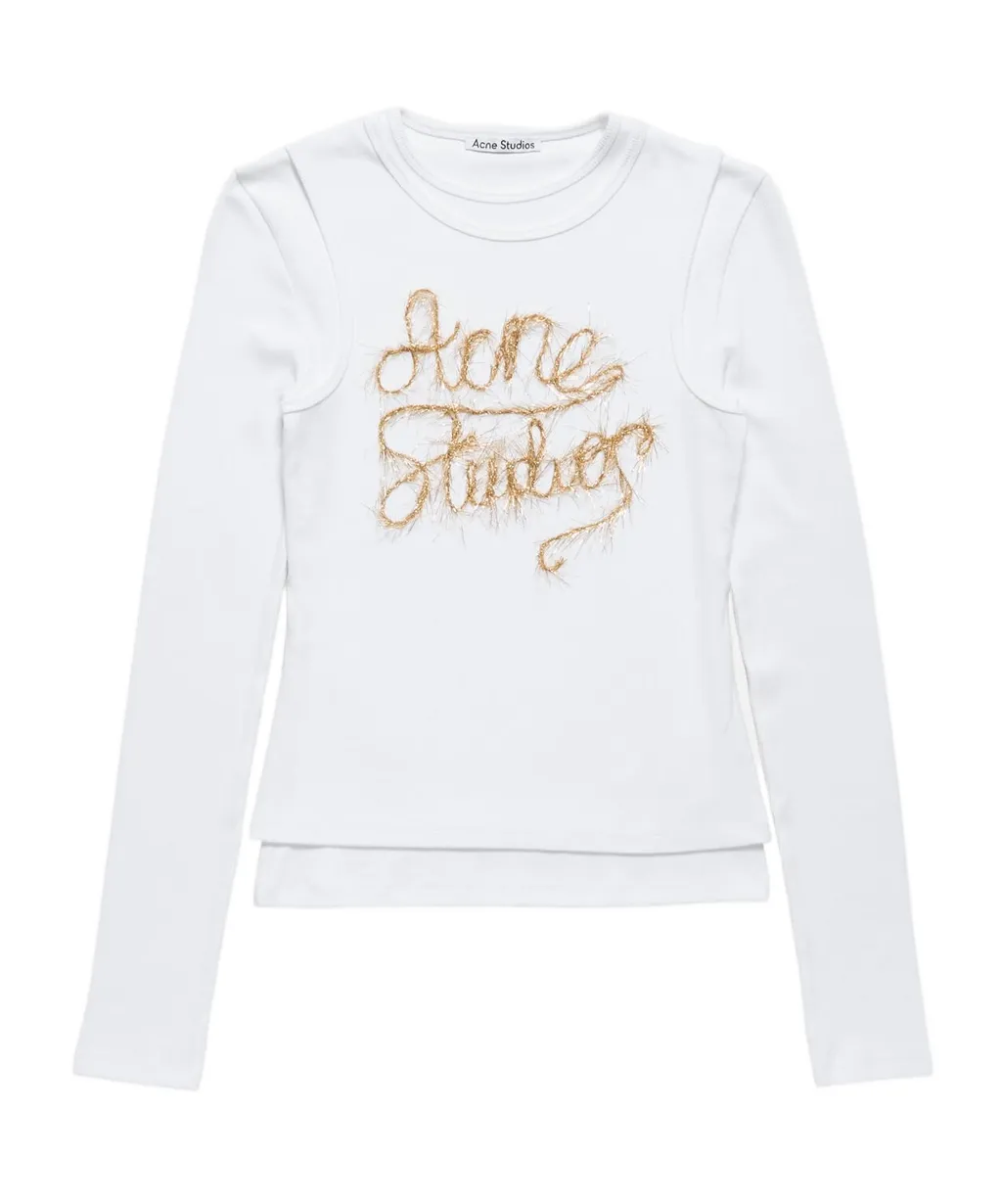 Acne Studios Layered Logo T-Shirt