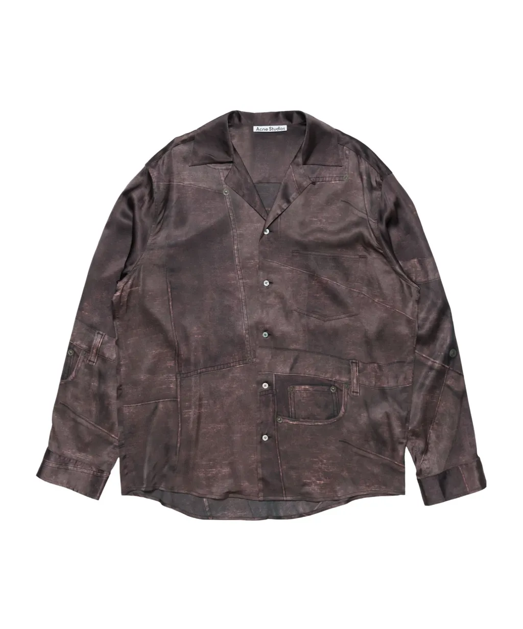 Acne Studios Button-Up Printed Shirt