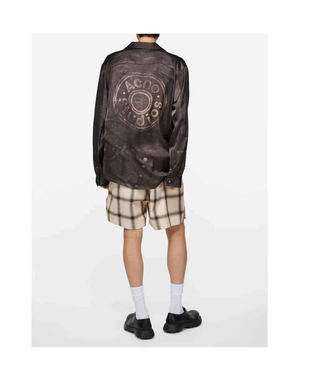 Acne Studios Button-Up Printed Shirt