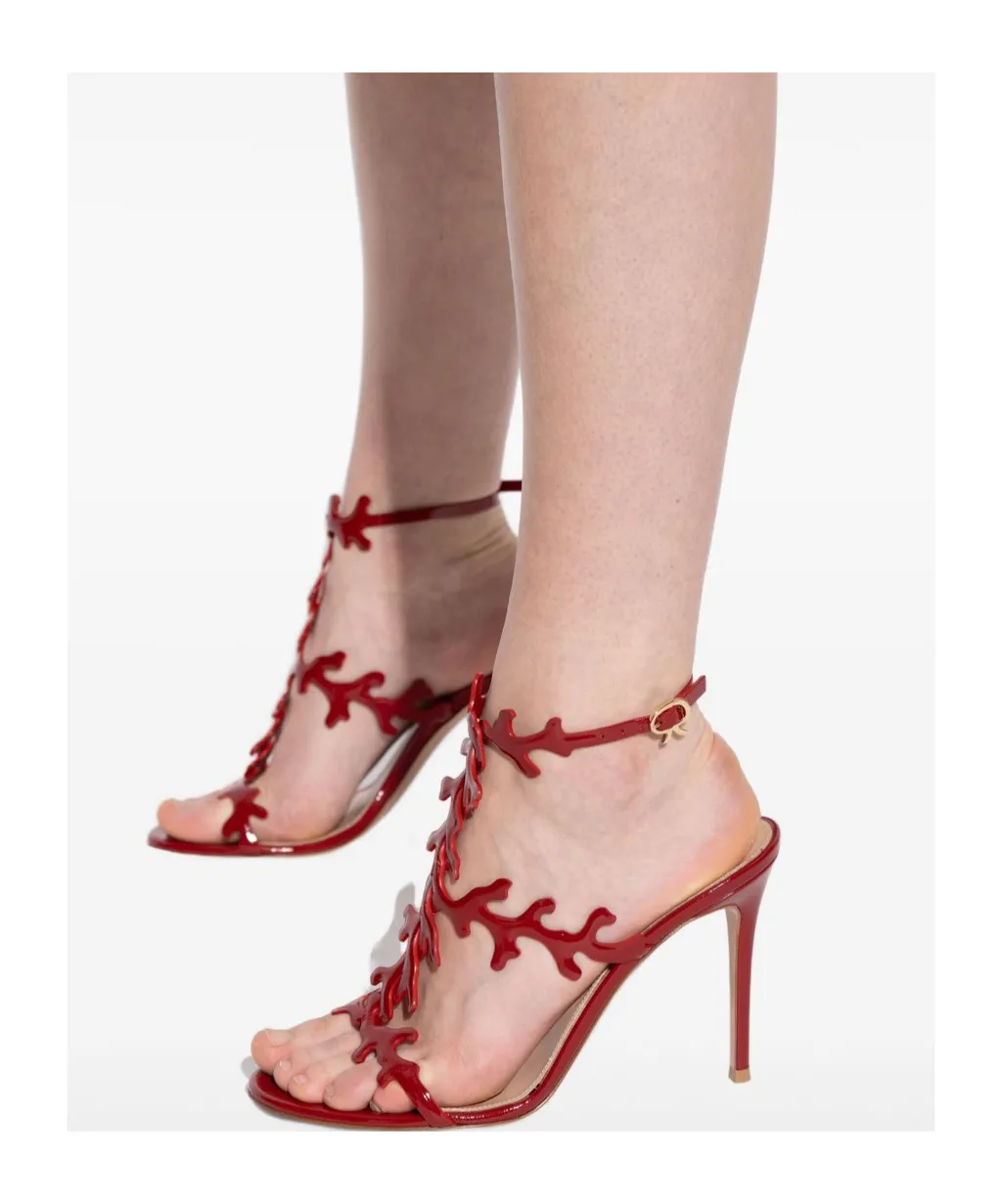 Gianvito Rossi Open Toe Stiletto Sandals