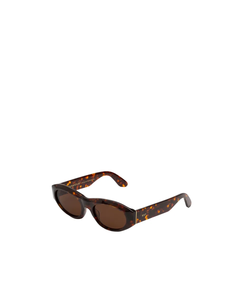 Havana Geometric Sunglasses