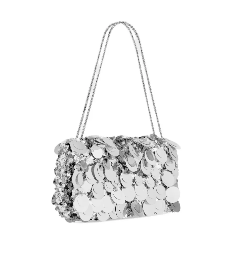 Rabanne Sparkle Baguette Bag