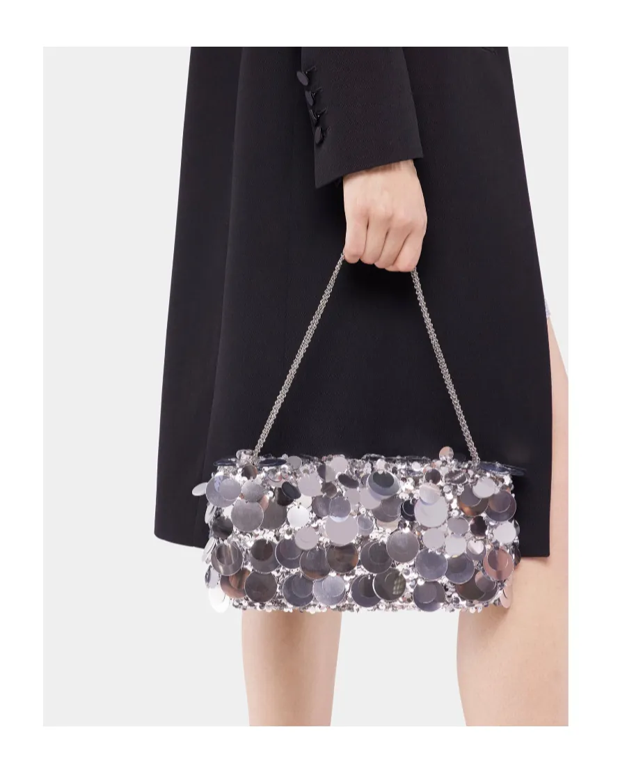 Rabanne Sparkle Baguette Bag