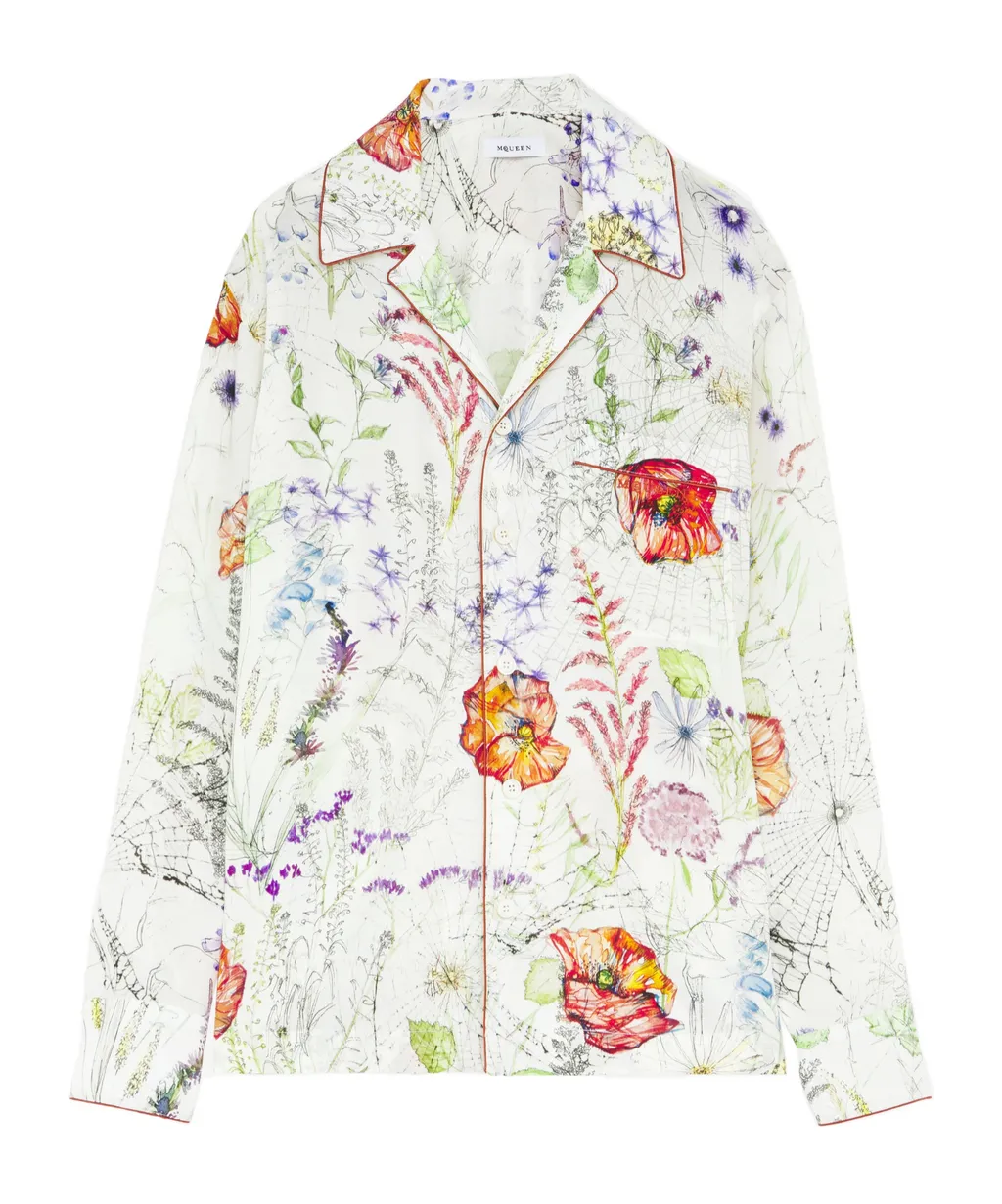 Floral-Print Shirt