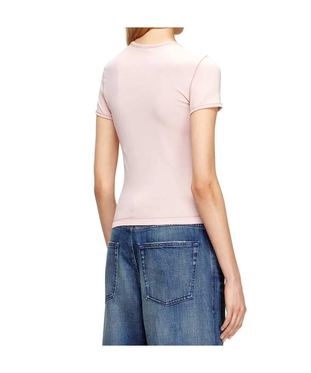Diesel T-Uncutieslong-Od Metallic Oval D T-Shirt