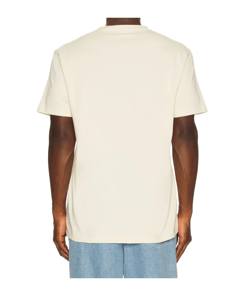 Alexander Mcqueen Flocked Mcqueen Logo T-Shirt