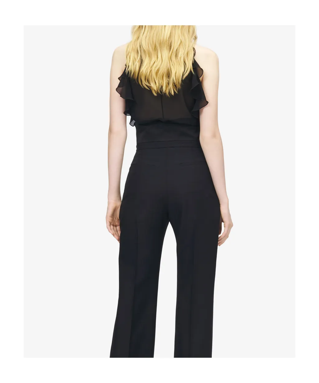 Alexander Mcqueen Ruffled Sleeveless Top