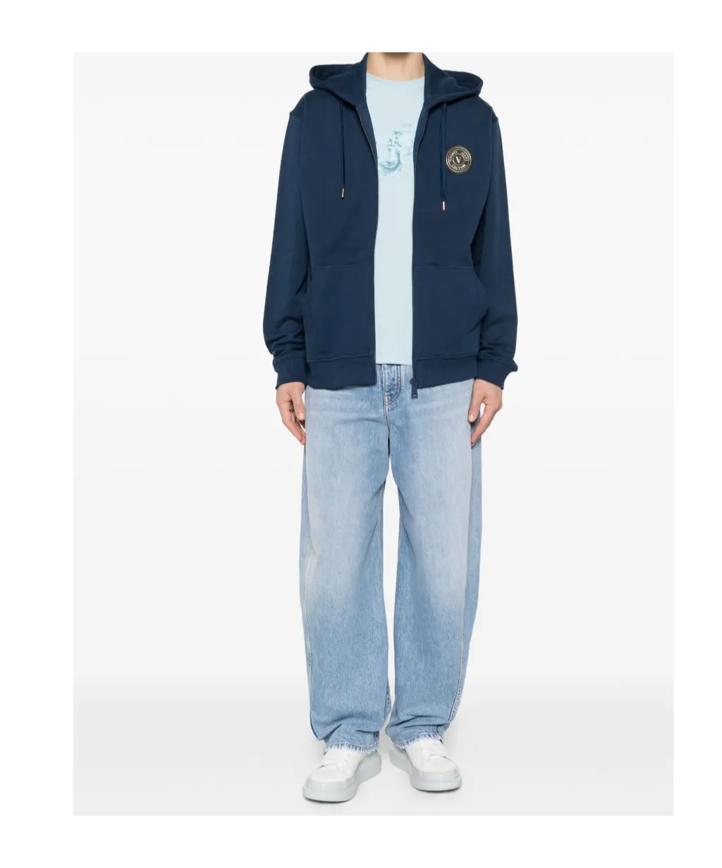 Zip-Fastening Hoodie