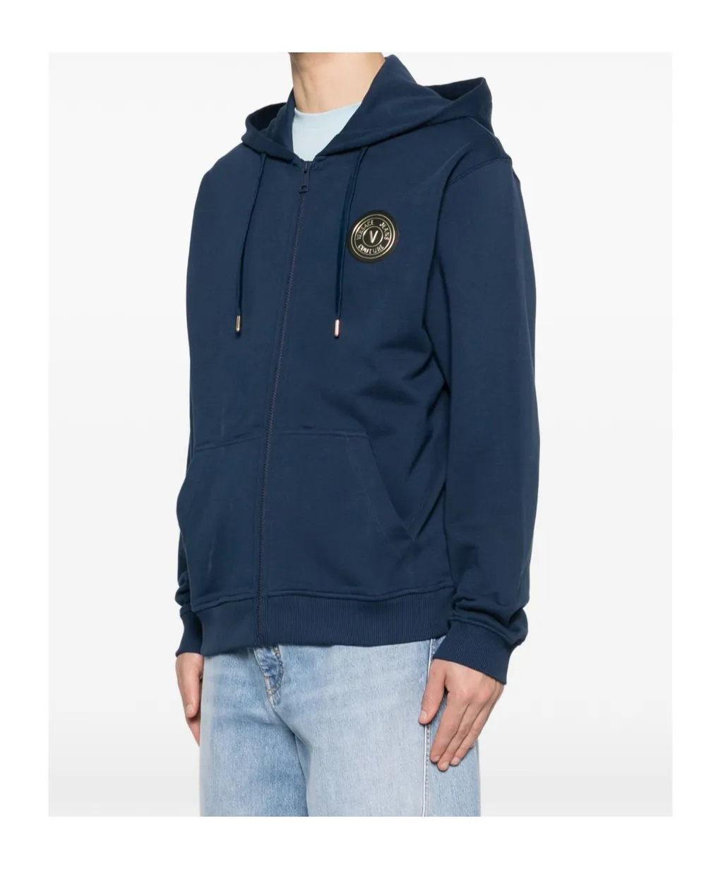 Zip-Fastening Hoodie