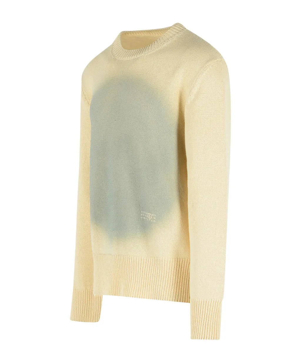Mm6 Maison Margiela Numeric Printed Crewneck Jumper