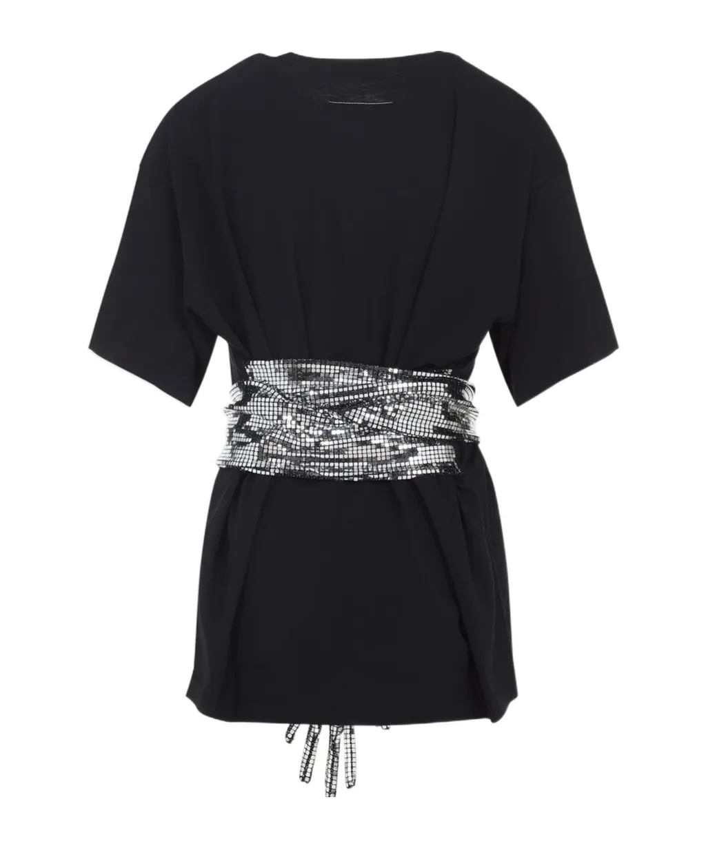 Mm6 Maison Margiela Roundneck Label T-Shirt
