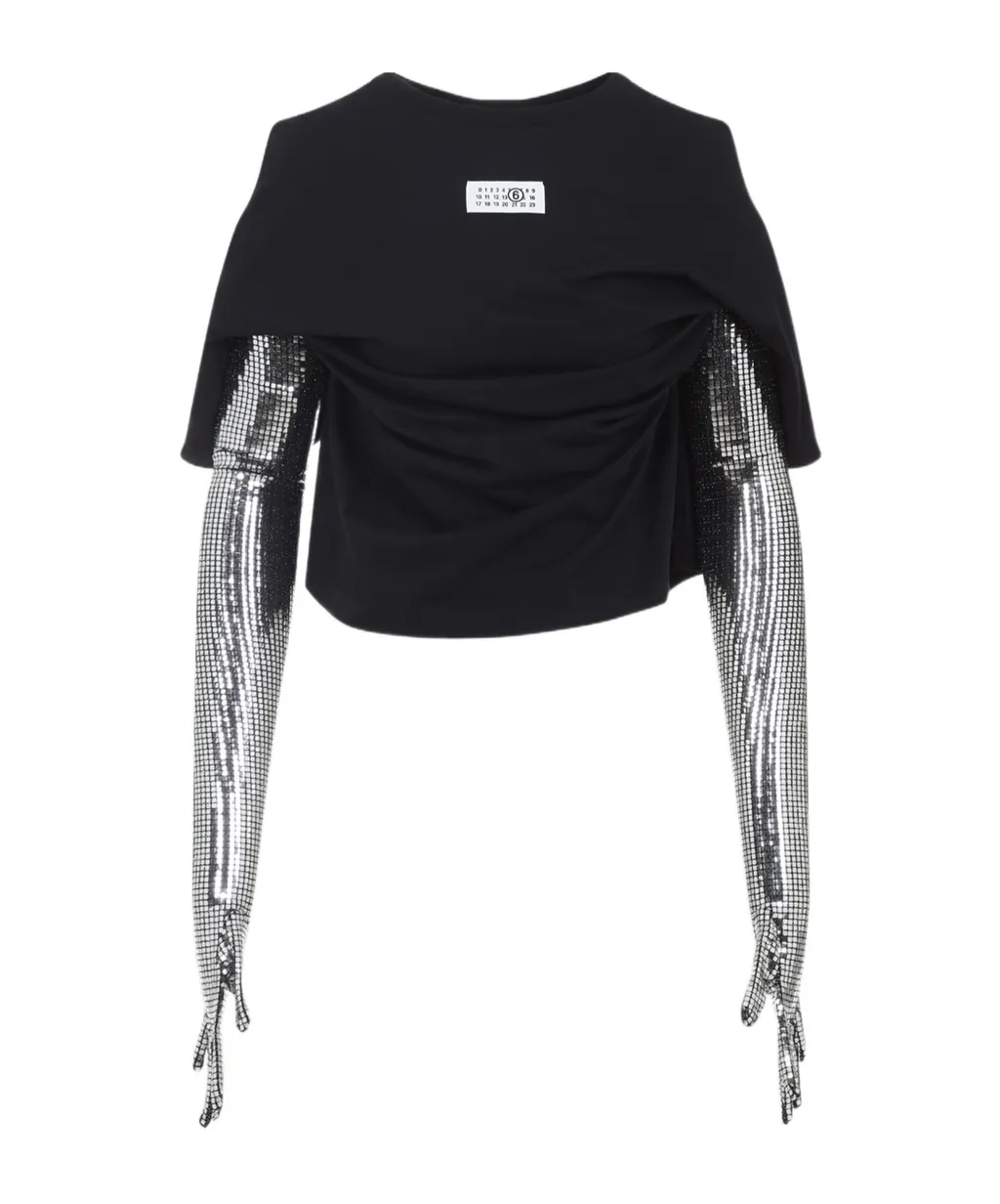 Mm6 Maison Margiela Roundneck Label T-Shirt