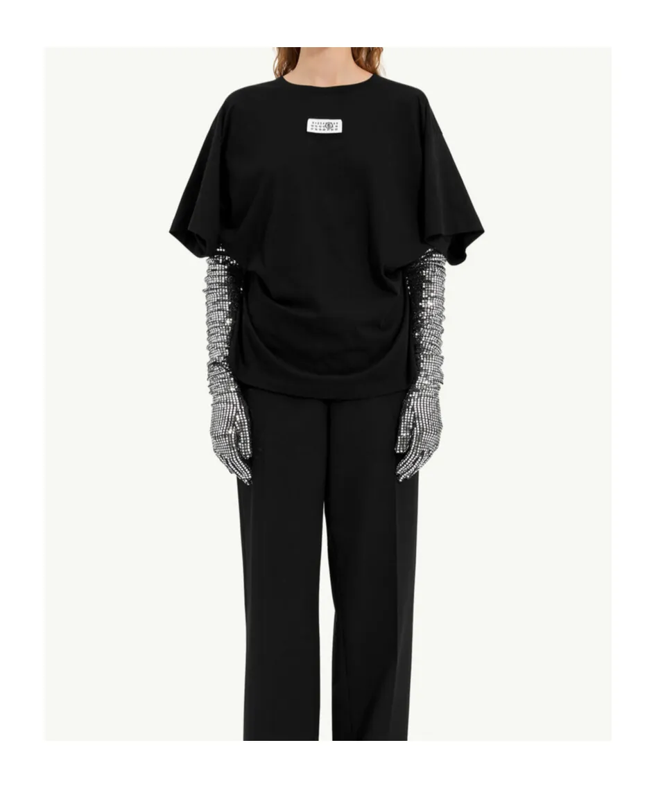 Mm6 Maison Margiela Roundneck Label T-Shirt