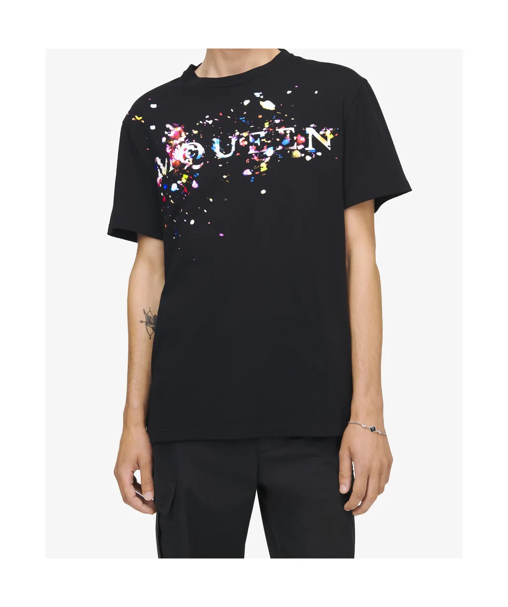 Alexander Mcqueen Confetti Logo T-Shirt