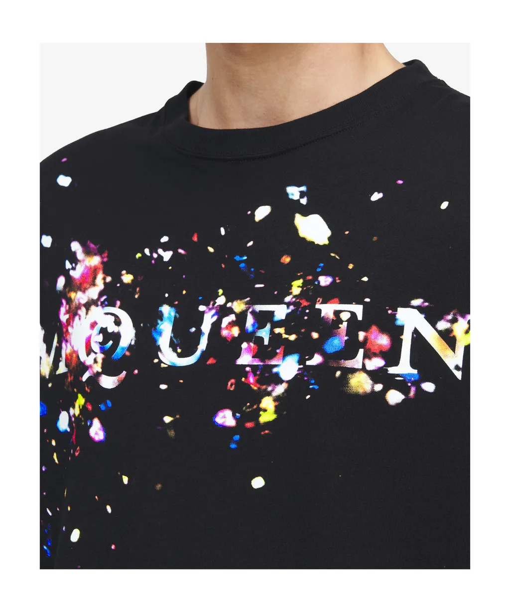 Alexander Mcqueen Confetti Logo T-Shirt