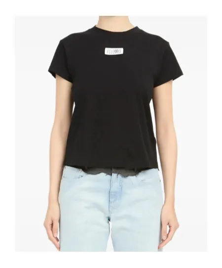 Mm6 Maison Margiela Short-Sleeve Crewneck T-Shirt