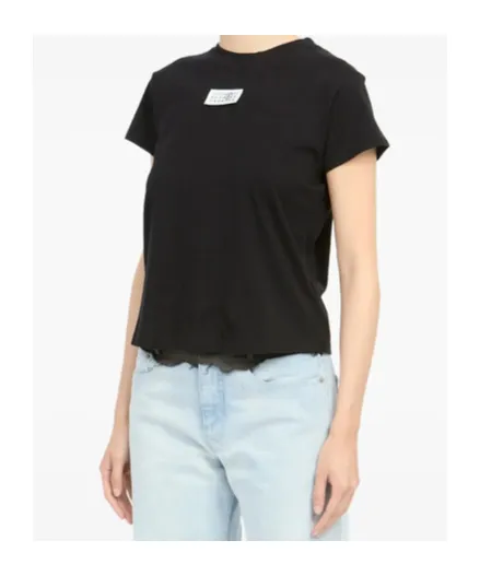 Mm6 Maison Margiela Short-Sleeve Crewneck T-Shirt