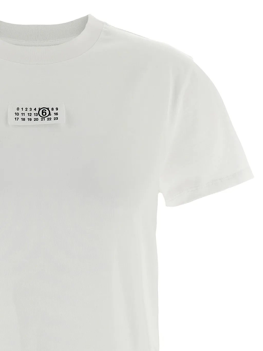Mm6 Maison Margiela Short-Sleeve Crewneck T-Shirt