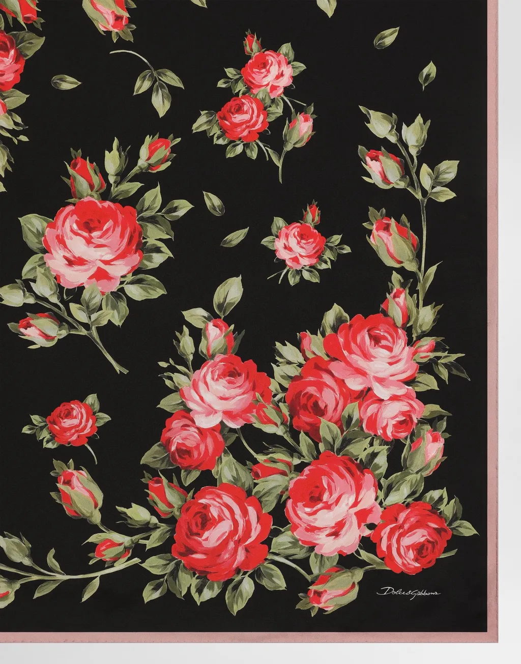 Dolce & Gabbana Floral Printed Square Scarf