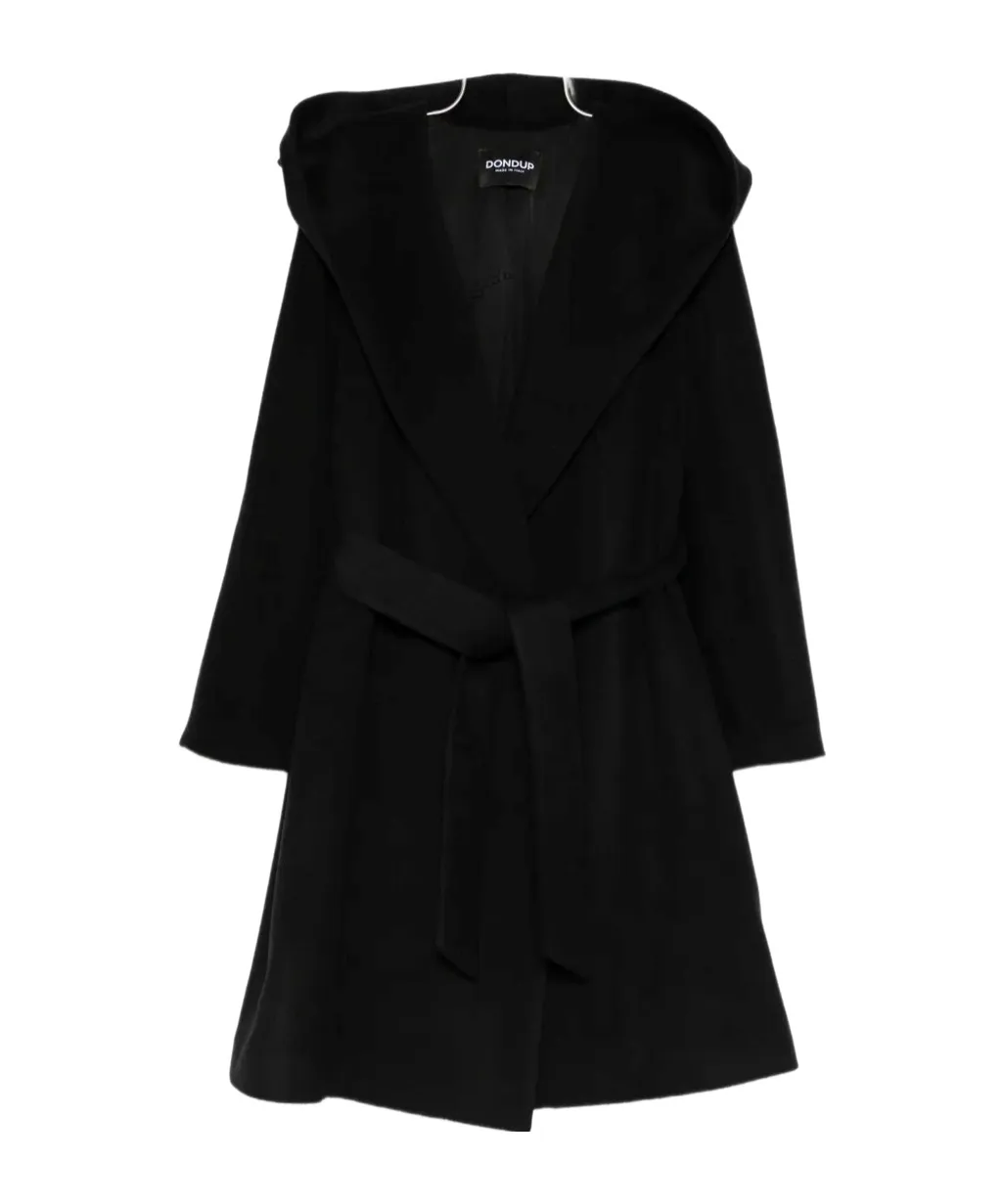 Hooded Belted Coat