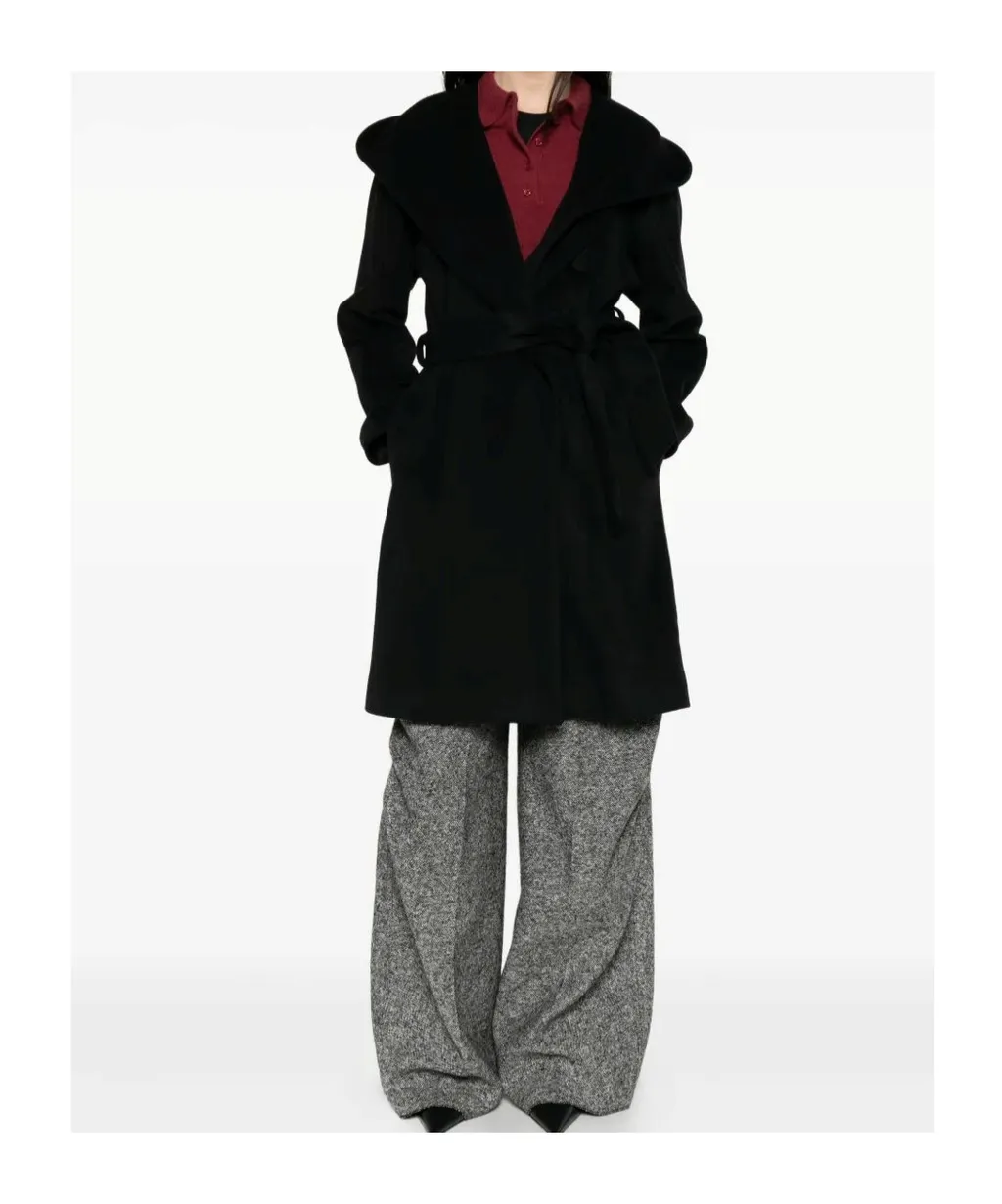 Hooded Belted Coat