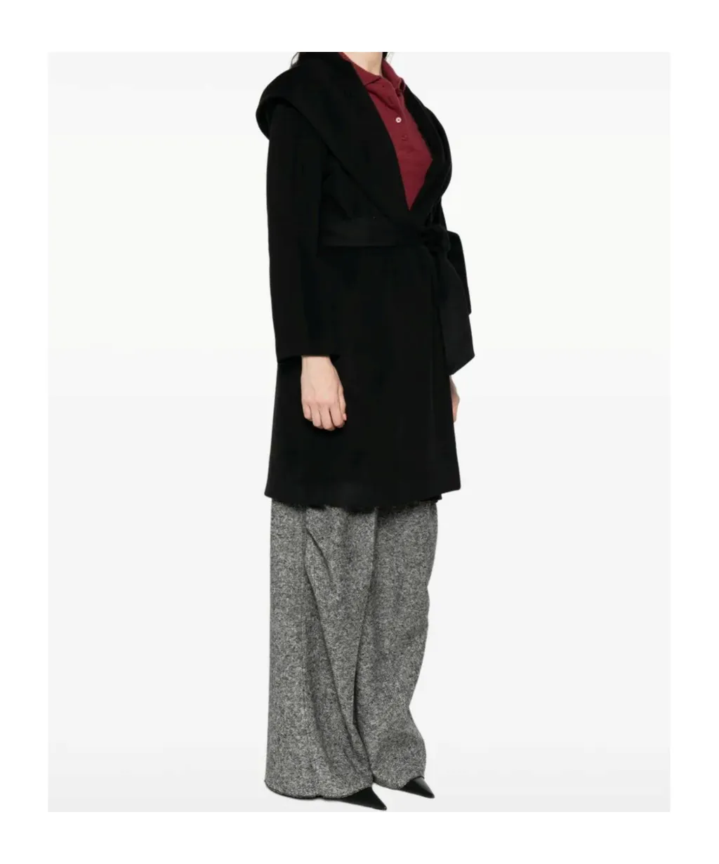 Hooded Belted Coat