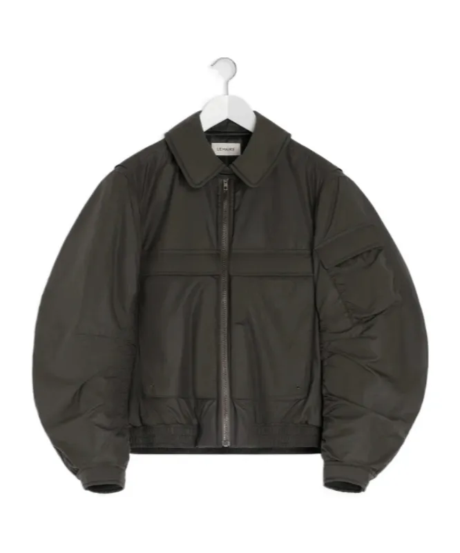 Flap-Pocket Zip-Fastening Jacket