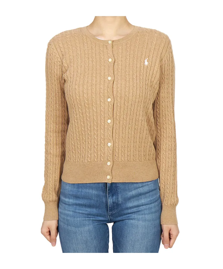 Polo Ralph Lauren Kids Logo-Embroidered Crewneck Cardigan