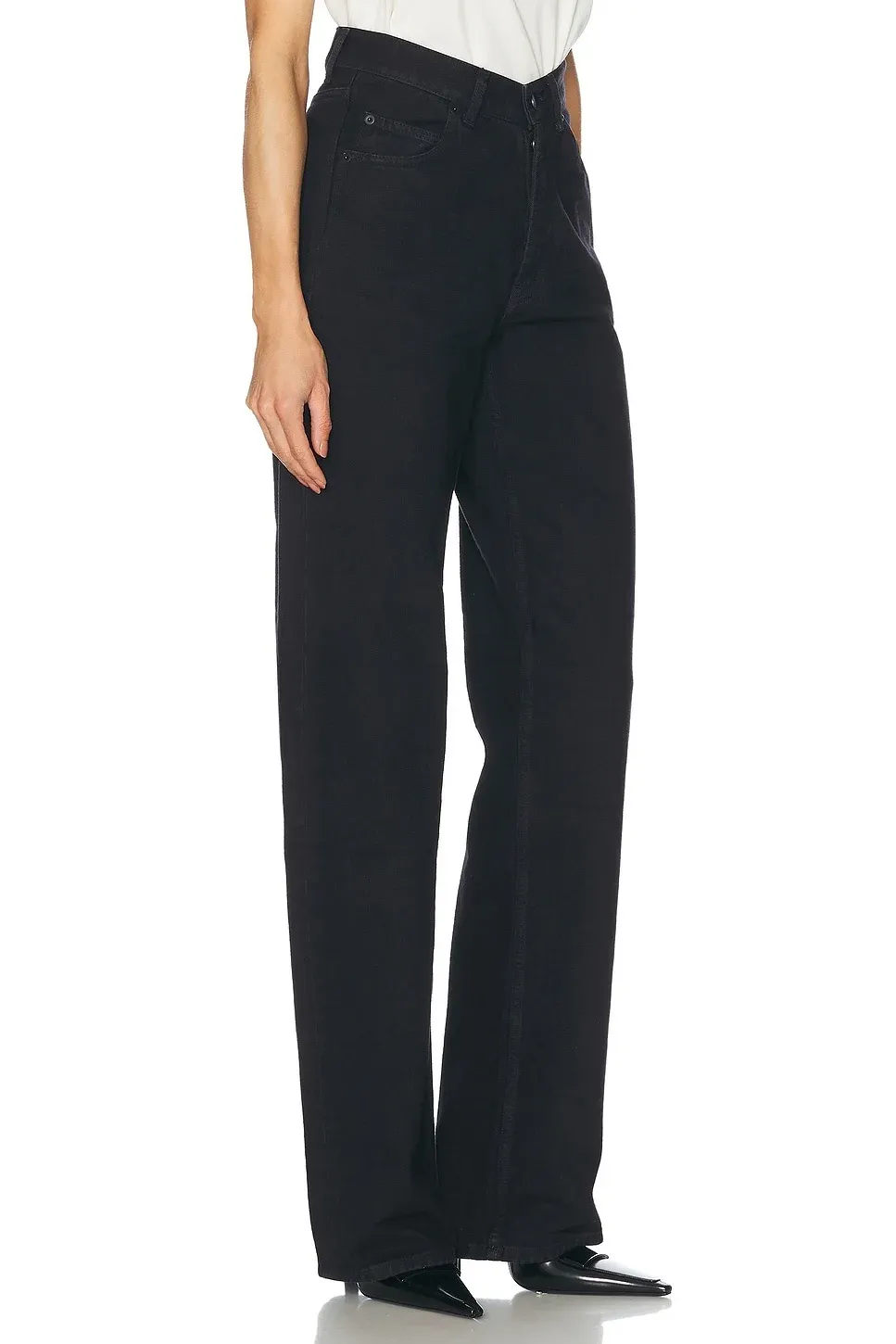 High-Waisted Wide-Leg Jeans
