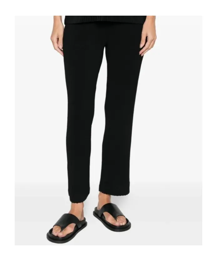 Issey Miyake Pleated Tapered-Leg Pants