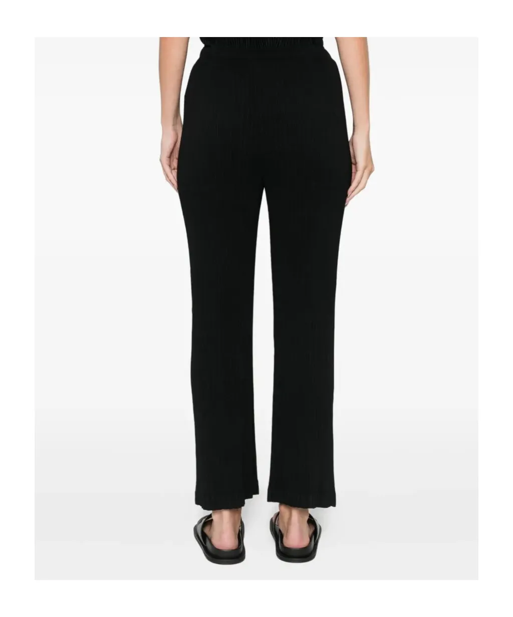 Issey Miyake Pleated Tapered-Leg Pants
