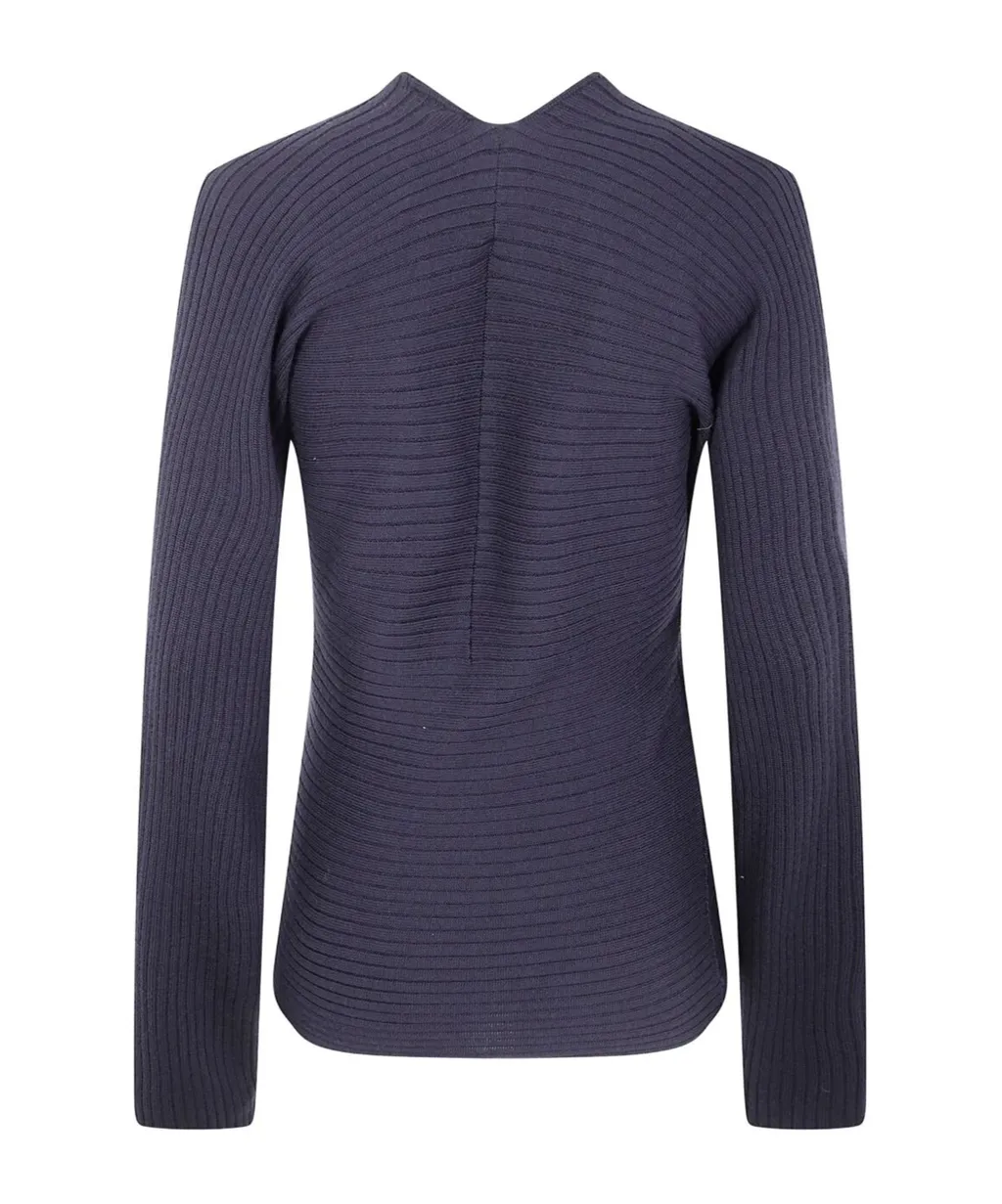 V-Neck Knitted Sweater