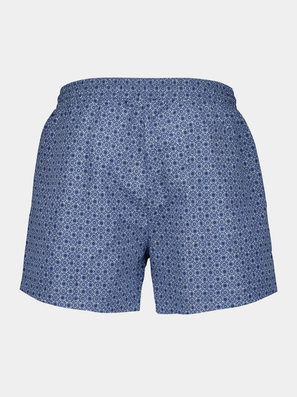 Graphic-Print Swim Shorts