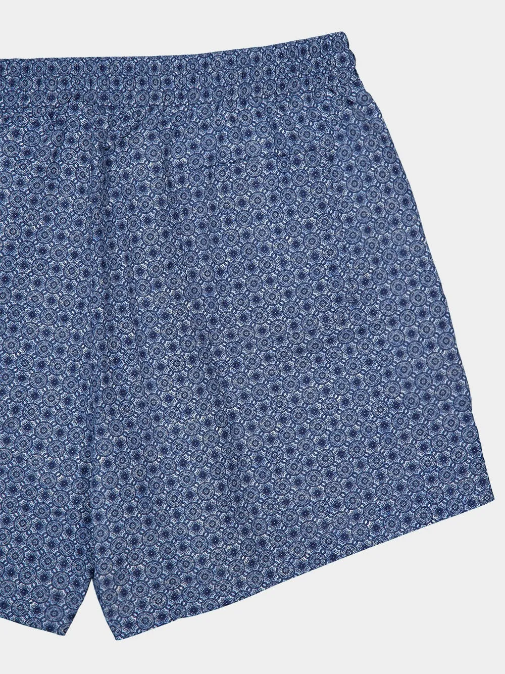 Graphic-Print Swim Shorts