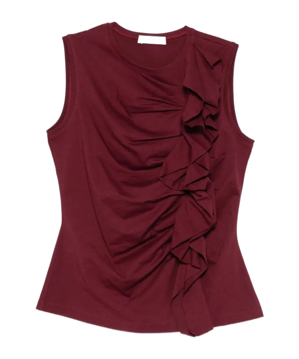 Ruffled Vest