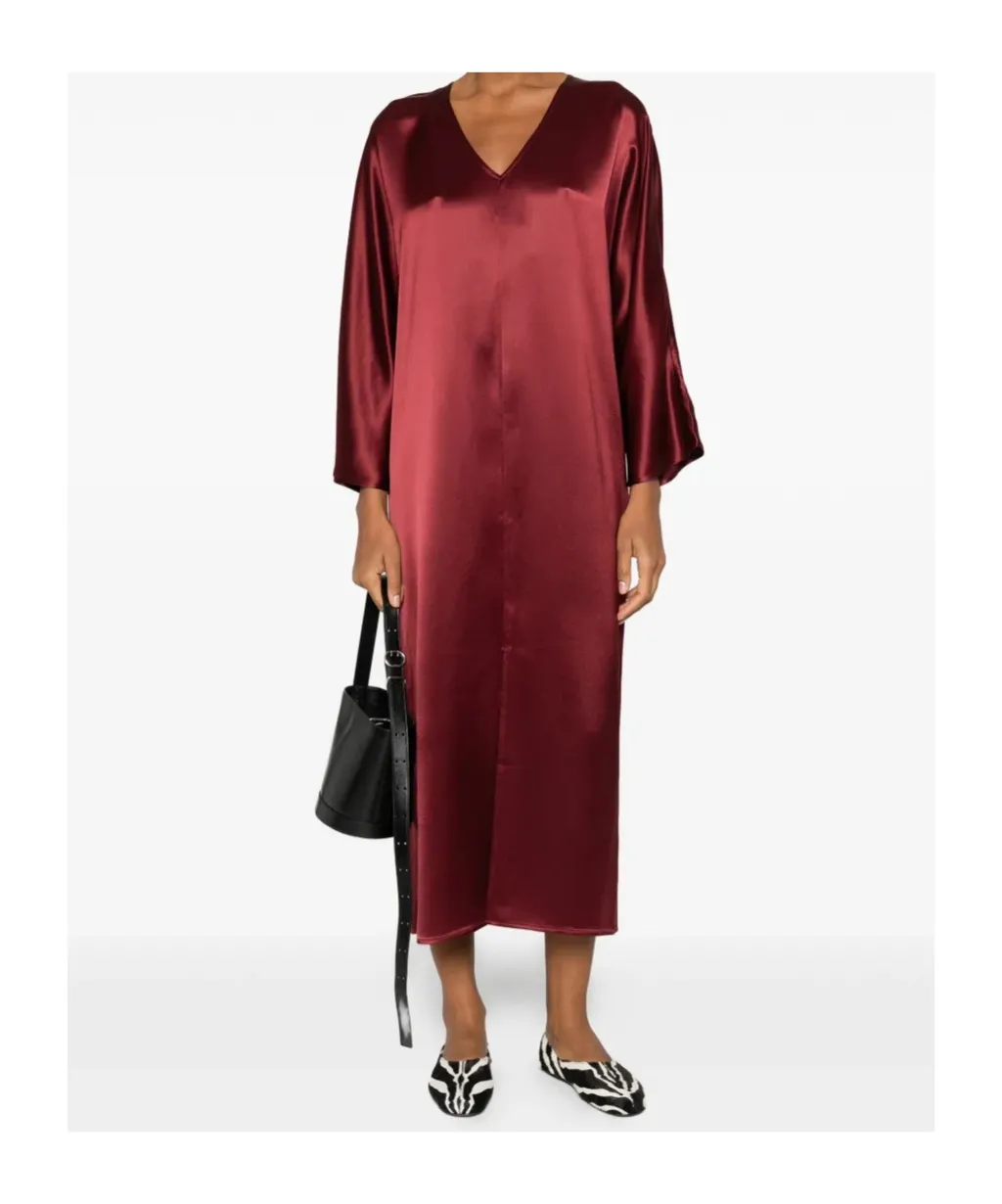 Lucina V-Neck Midi Dress
