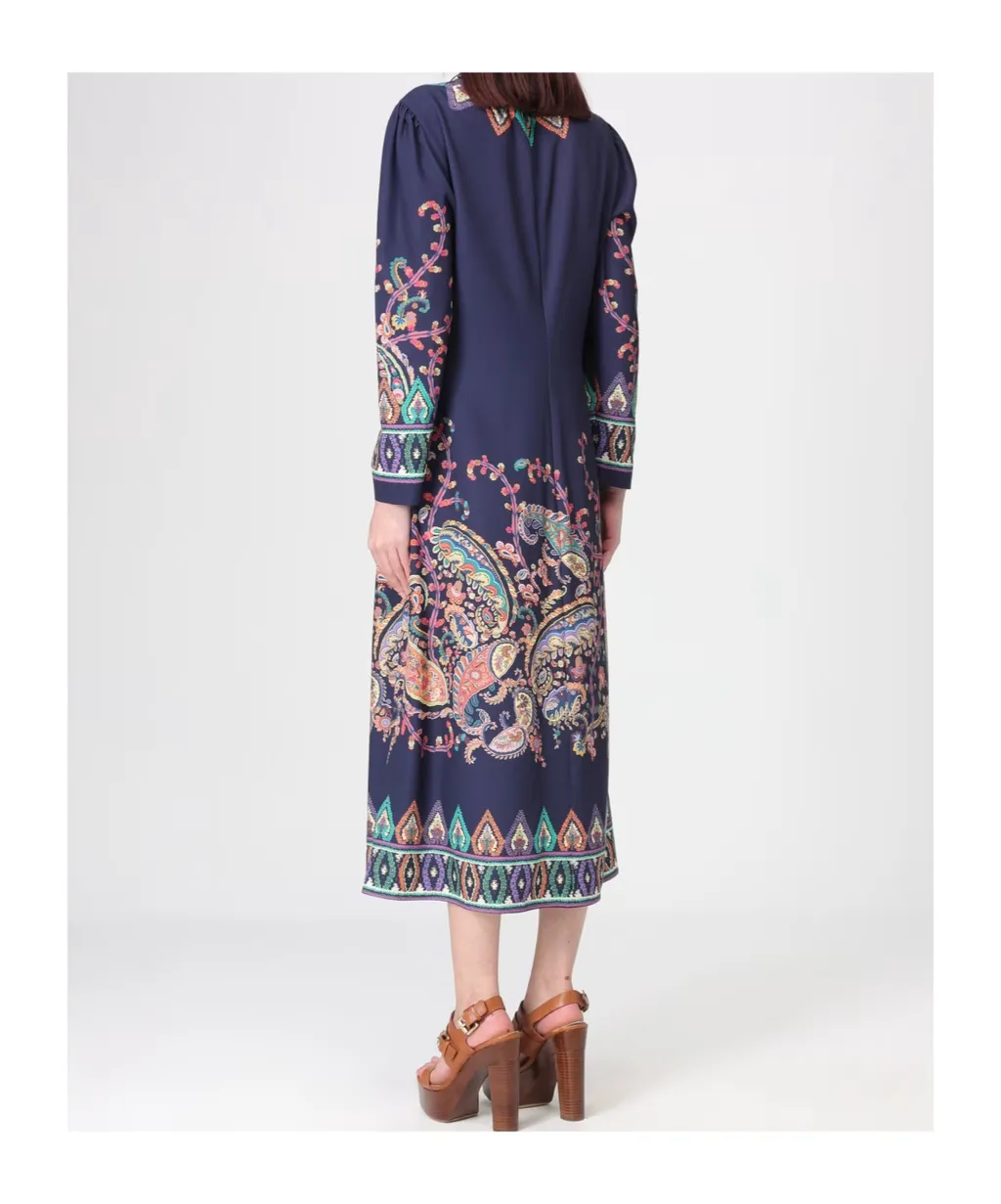 Paisley Midi Dress