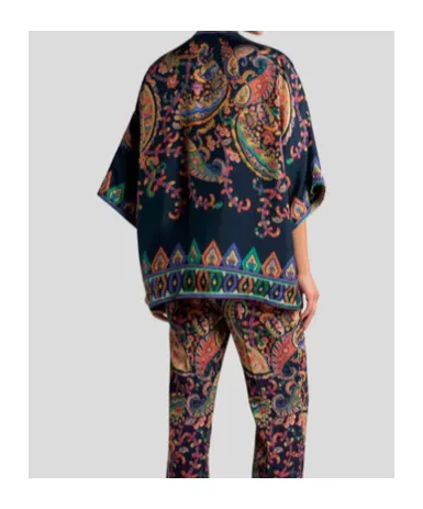 Etro Pattern-Printed Open-Front Jacket