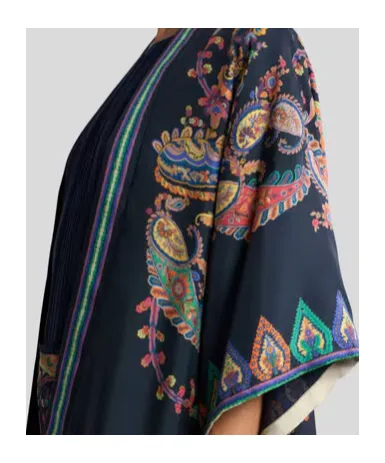Etro Pattern-Printed Open-Front Jacket