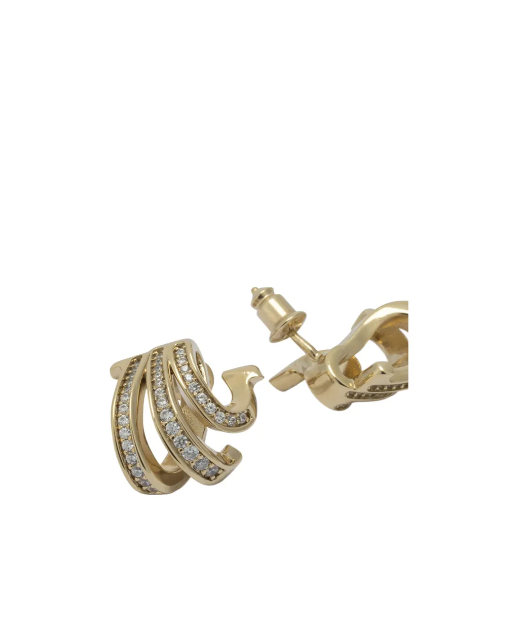 Triplo Gancini Embellished Earrings