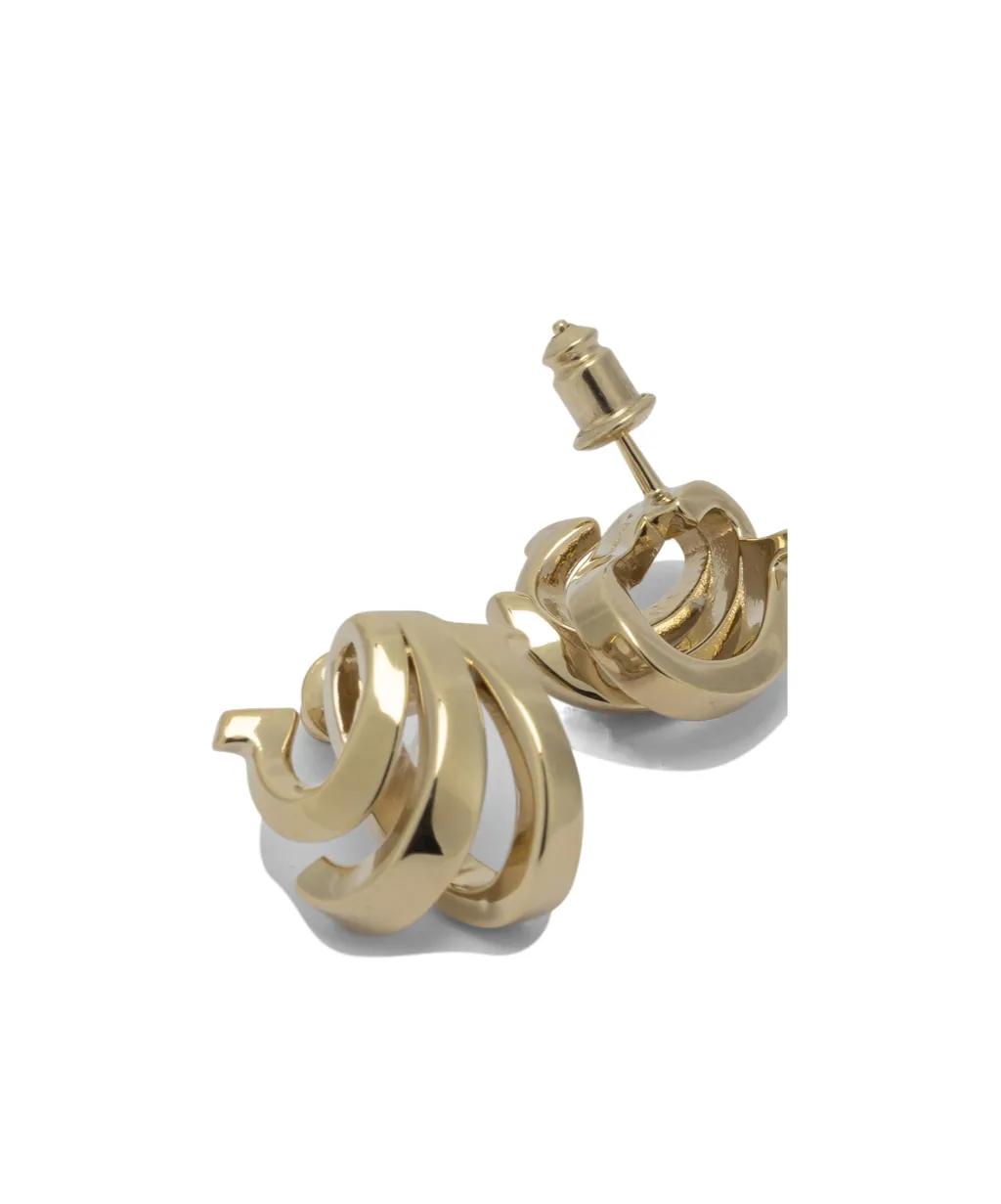 Triple Gancini Hoop Earrings